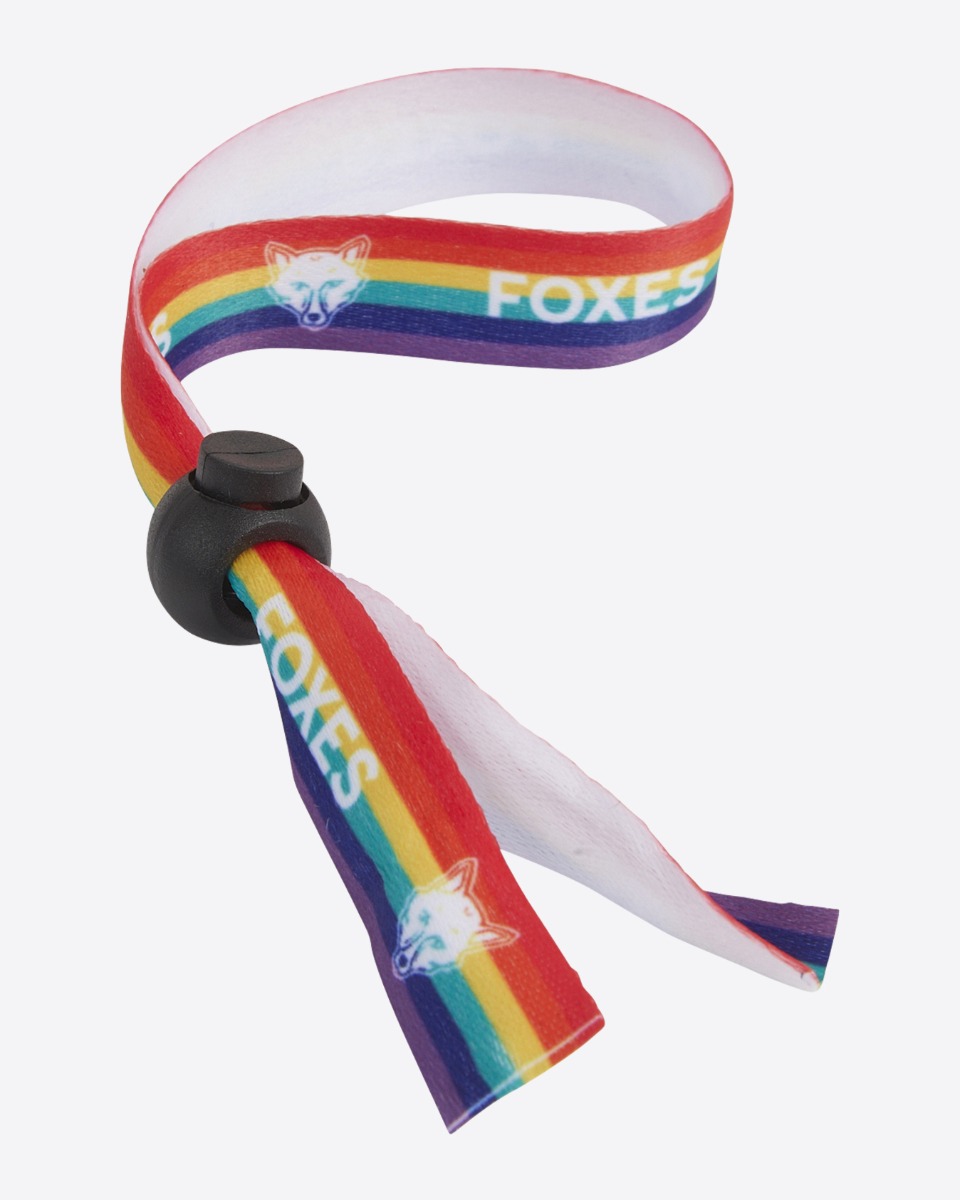 Leicester City Foxes Rainbow Wristband