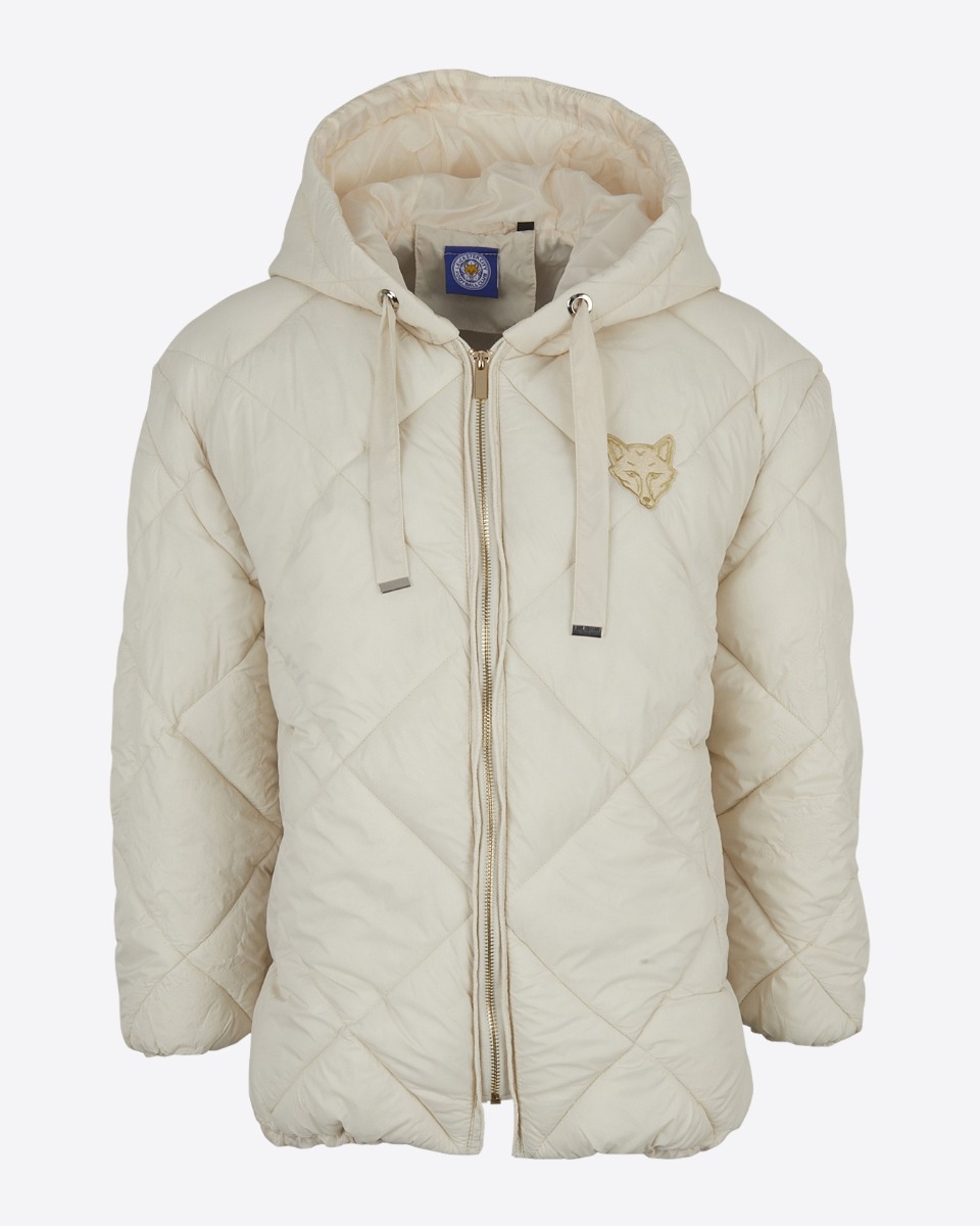 Leicester City Beige Foxhead Bench Jacket - Womens