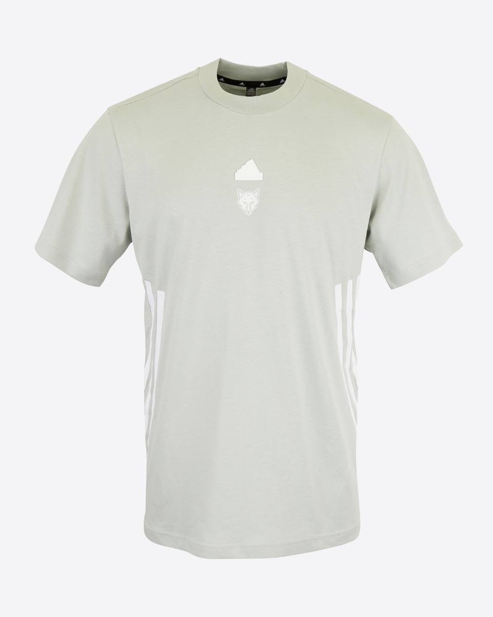 adidas Grey Print T-Shirt - Mens