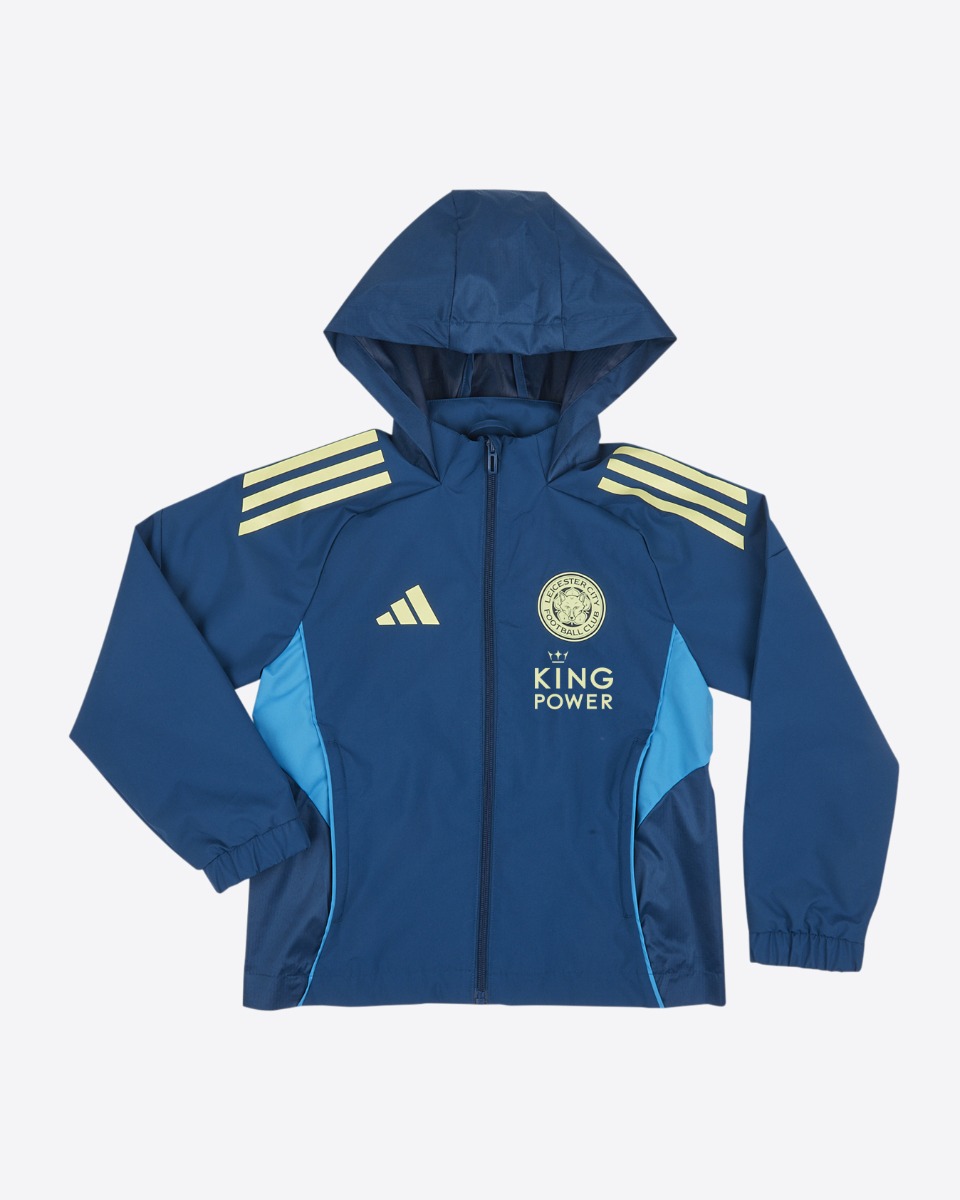 2025/26 Navy/Yellow Rain Jacket - Kids