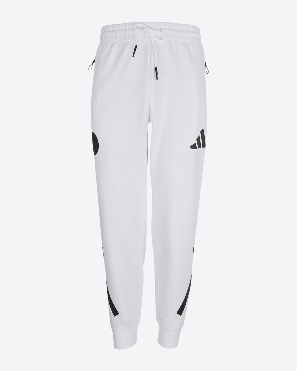 2024/25 adidas Z.N.E White Tracksuit Bottoms - Adults