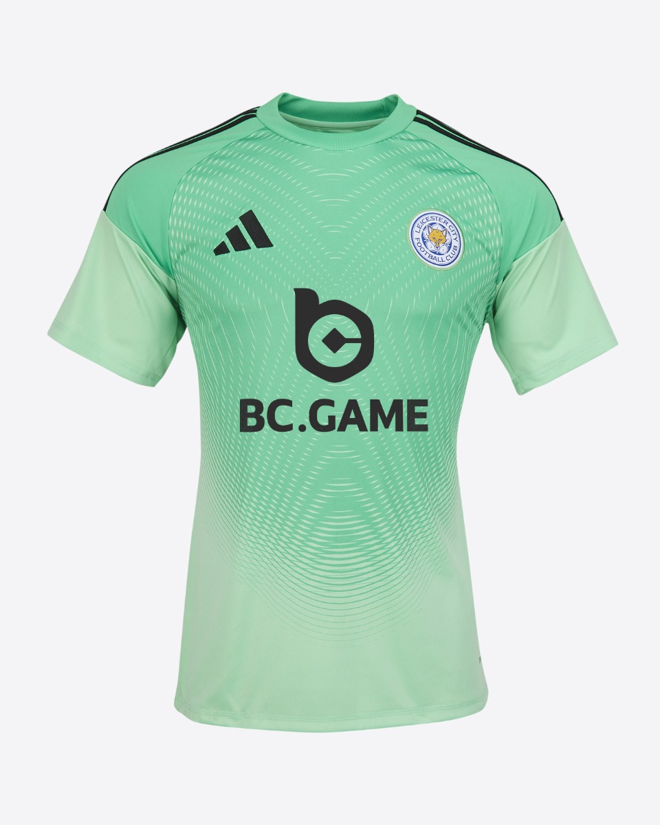 adidas LEICESTER CITY GKシャツ Mサイズ グリーン Leicester City Men's Home S/S Goalkeeper Shirt 2025/26 - Adults