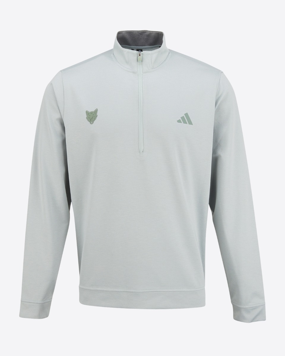 LCFC x adidas Golf Soft Green 1/4 Zip - Mens
