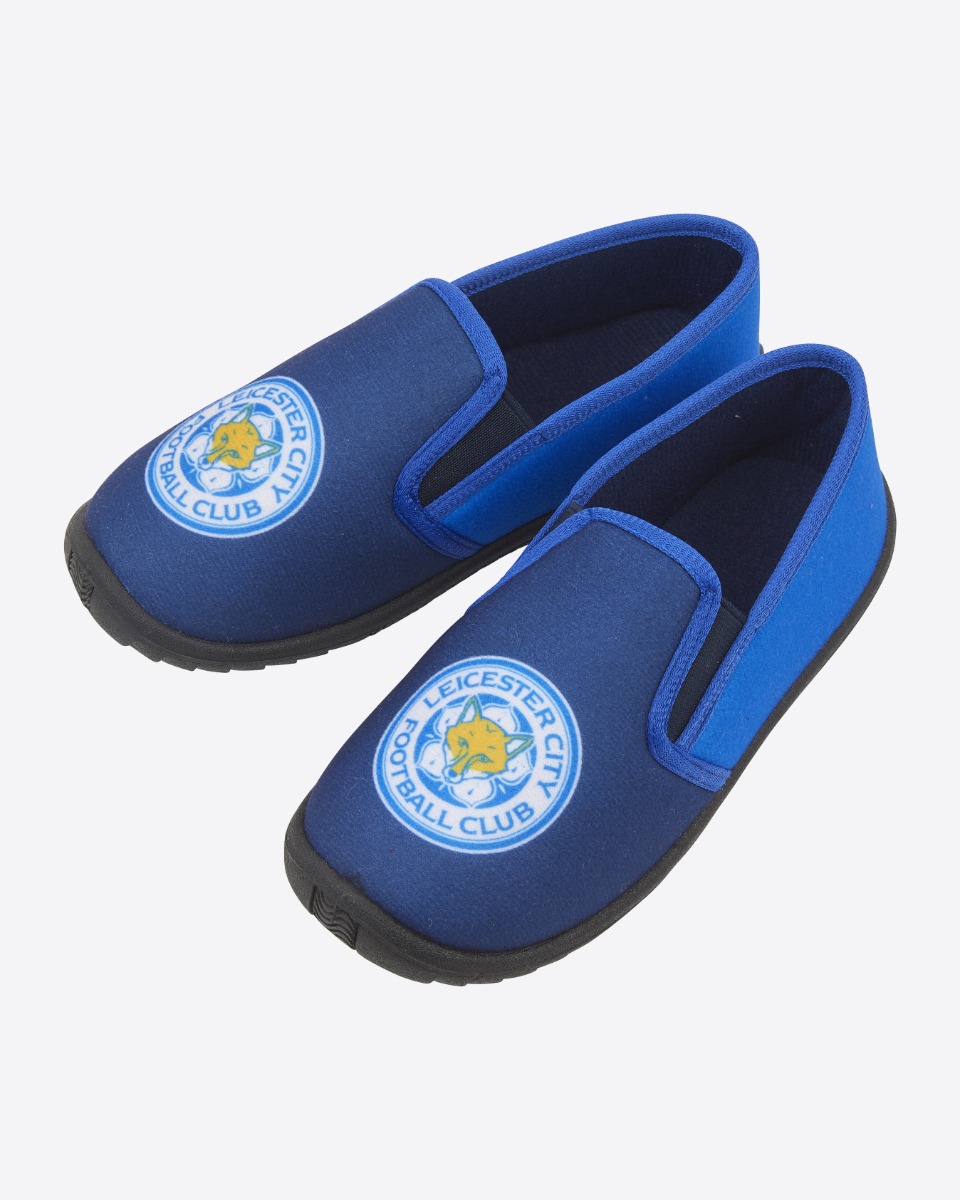 Leicester City Crest Slippers - Kids