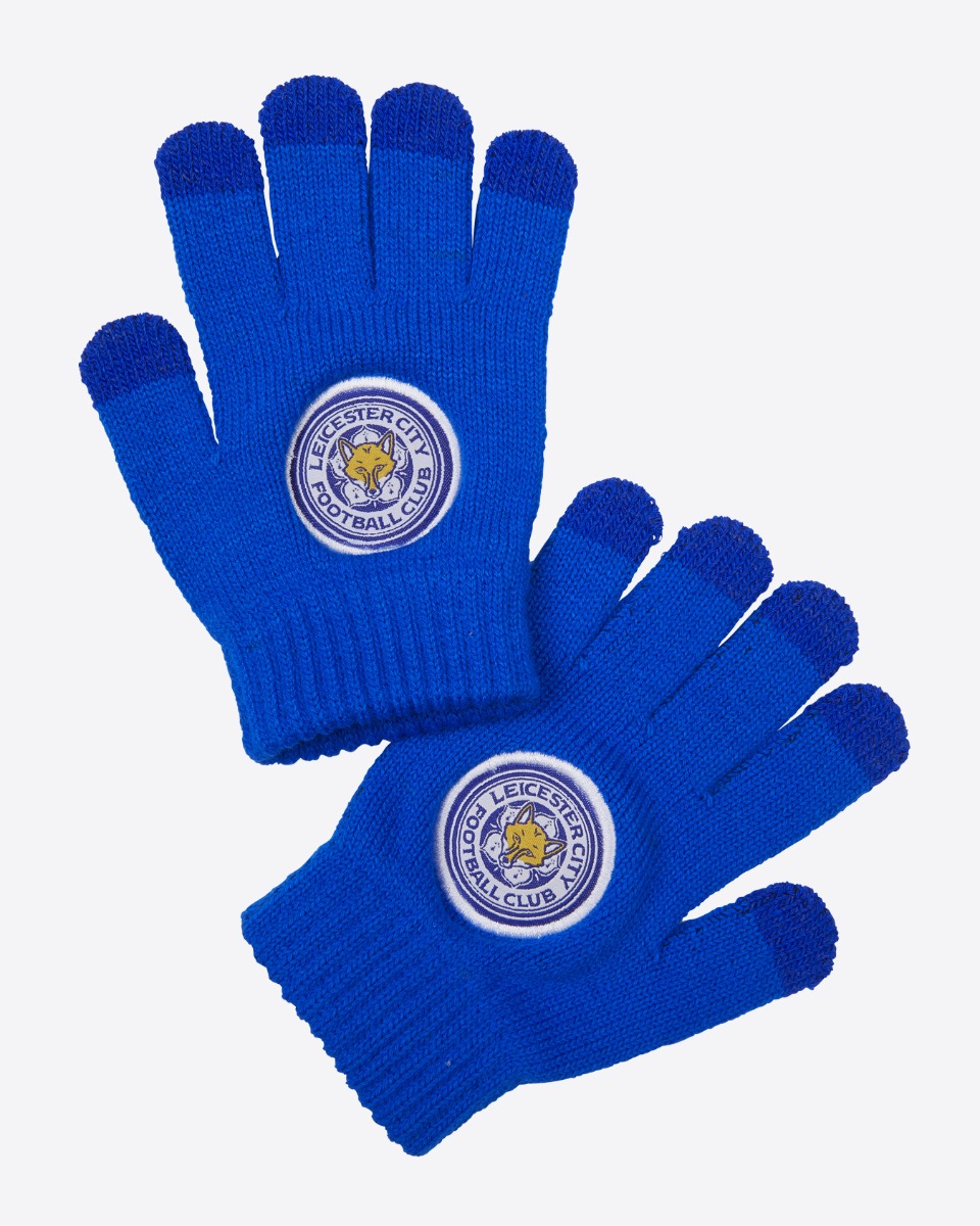 Leicester City Kids Touchscreen Gloves