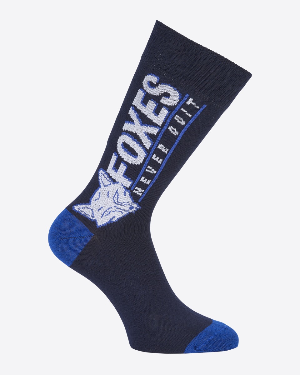 Leicester City FNQ Wordmark Socks - Navy