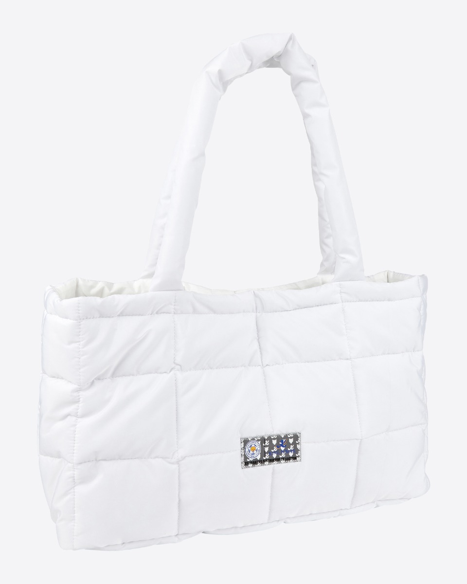 Leicester City King Power Retro - White Padded Tote Bag