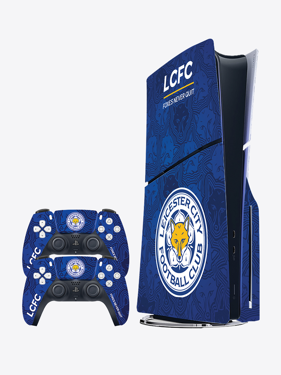 Leicester City Tech Skin - PS5 Slim Disc