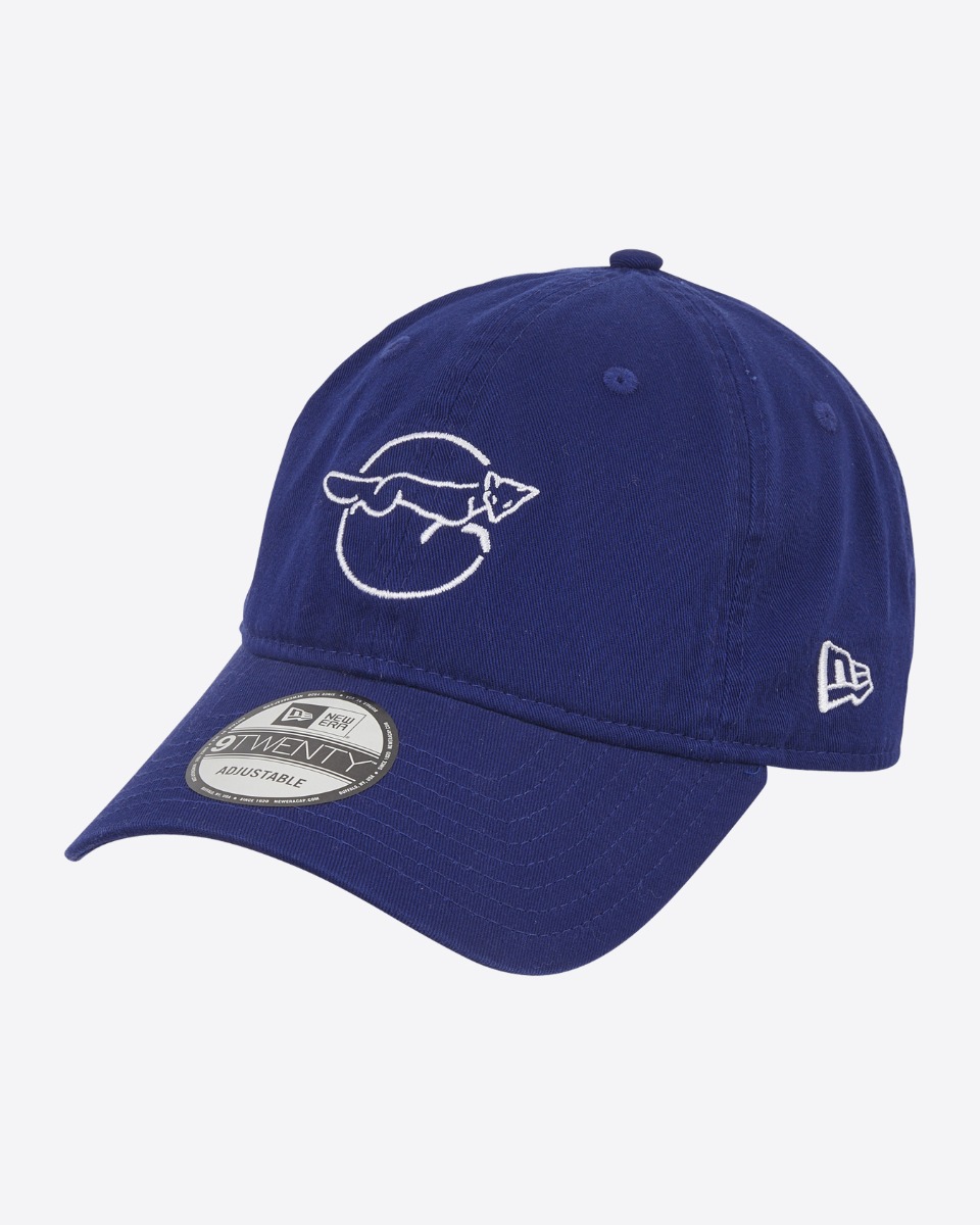 Leicester City New Era Blue Retro Running Fox 9TWENTY Adjustable Cap