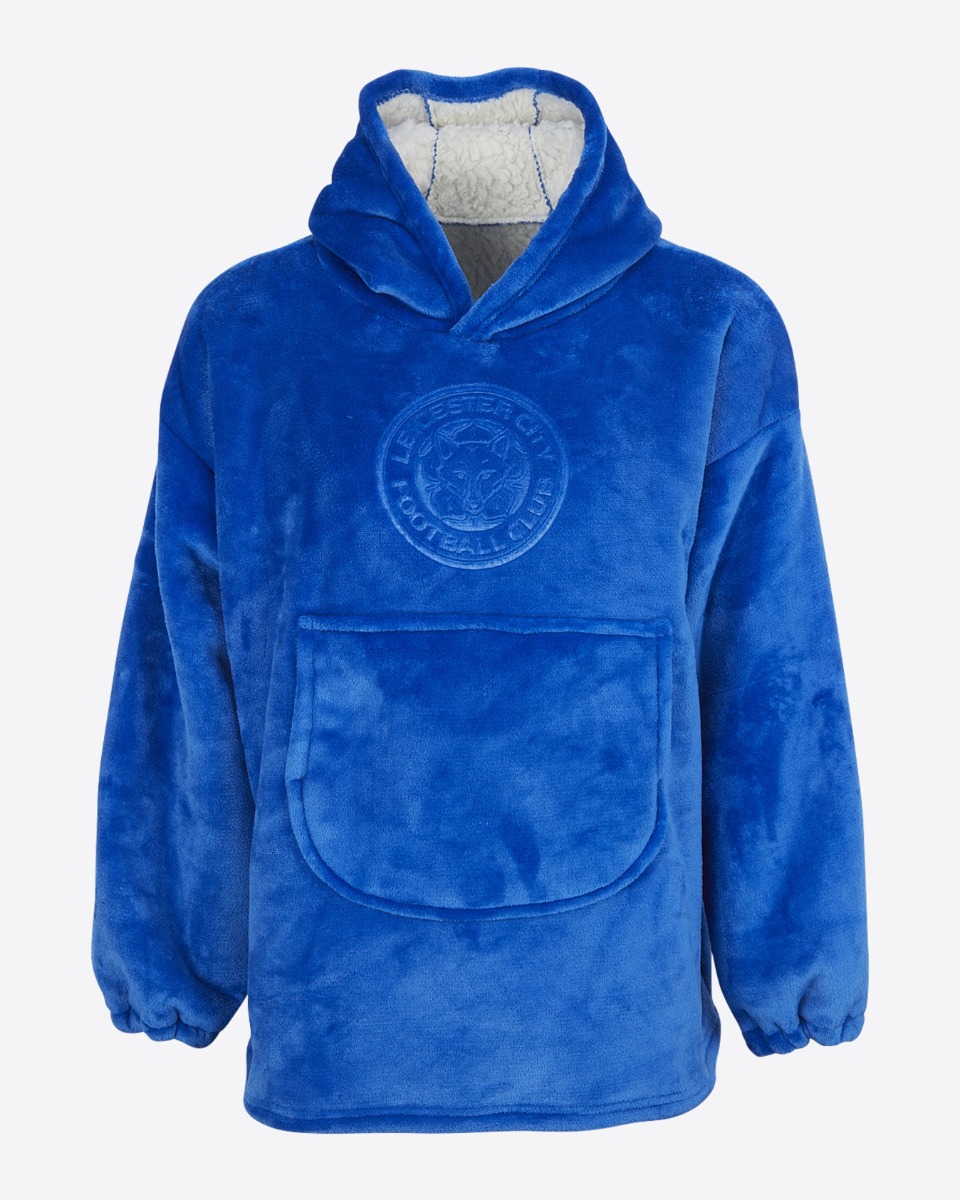 Leicester City Sherpa Crest Snuggle Hoody - Kids