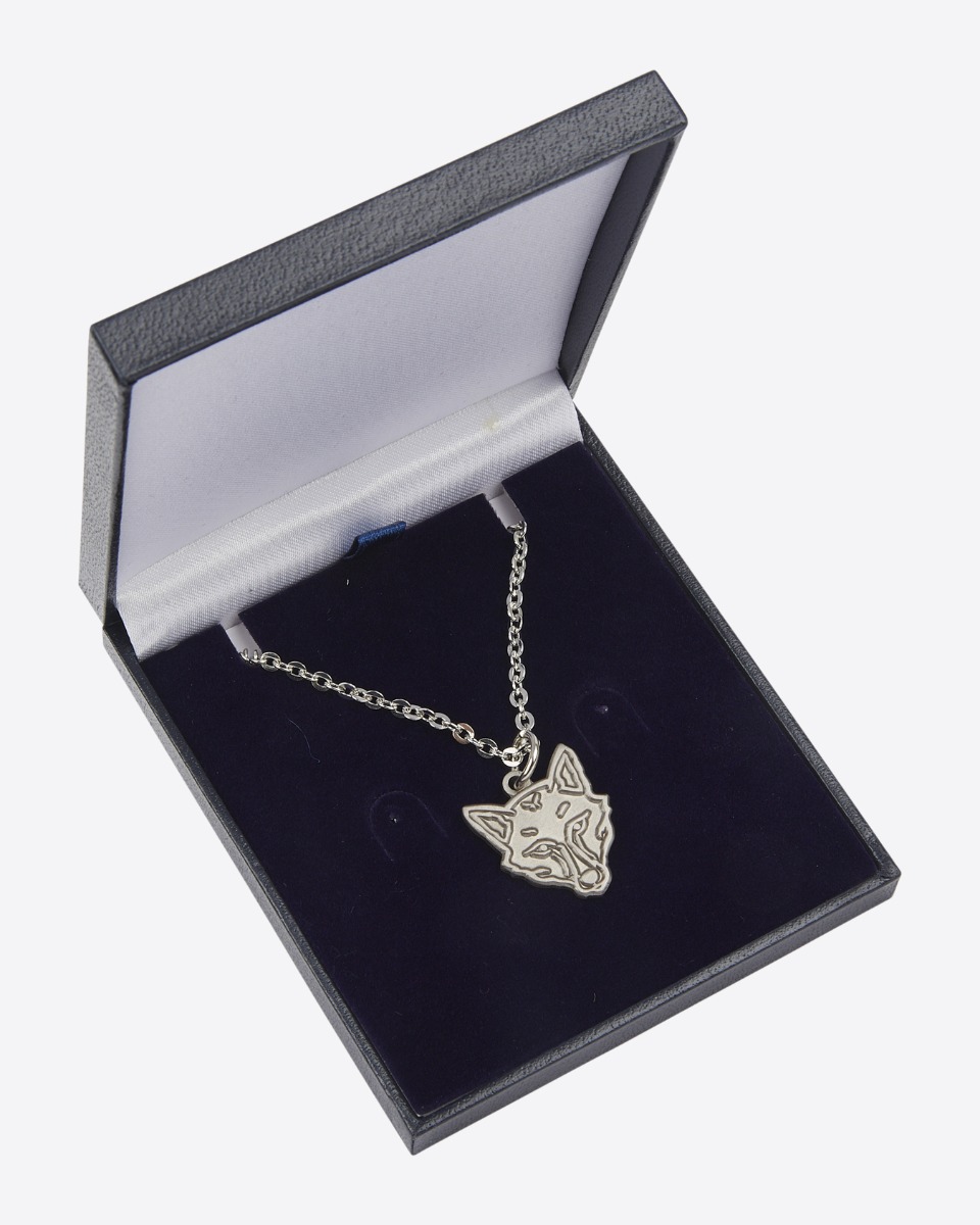Leicester City Silver Foxhead Pendant Necklace