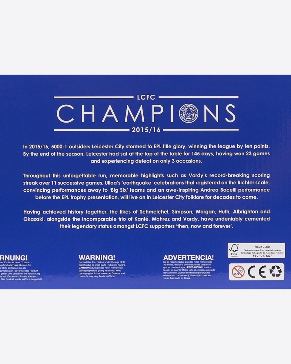 レスター・シティFC リーグ優勝フィギュアボックス2015/16 激レア