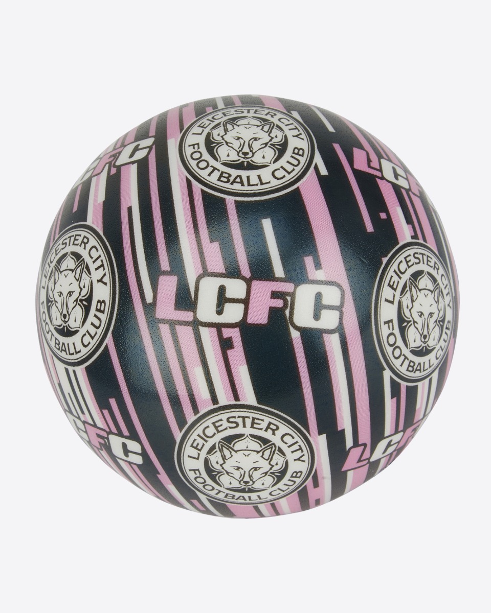 Leicester City Black & Pink Foam Bouncy Ball