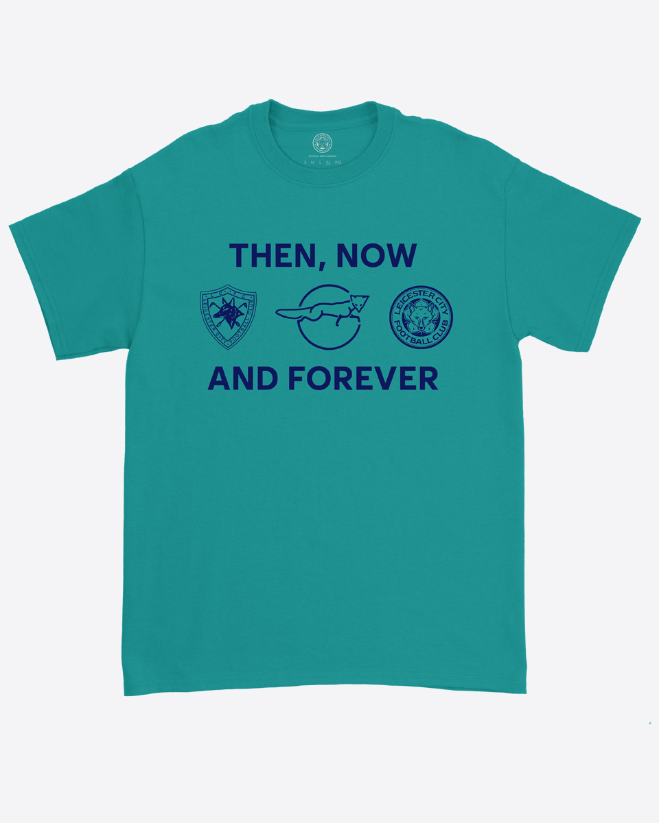 Leicester City Then, Now & Forever T-Shirt - Mens