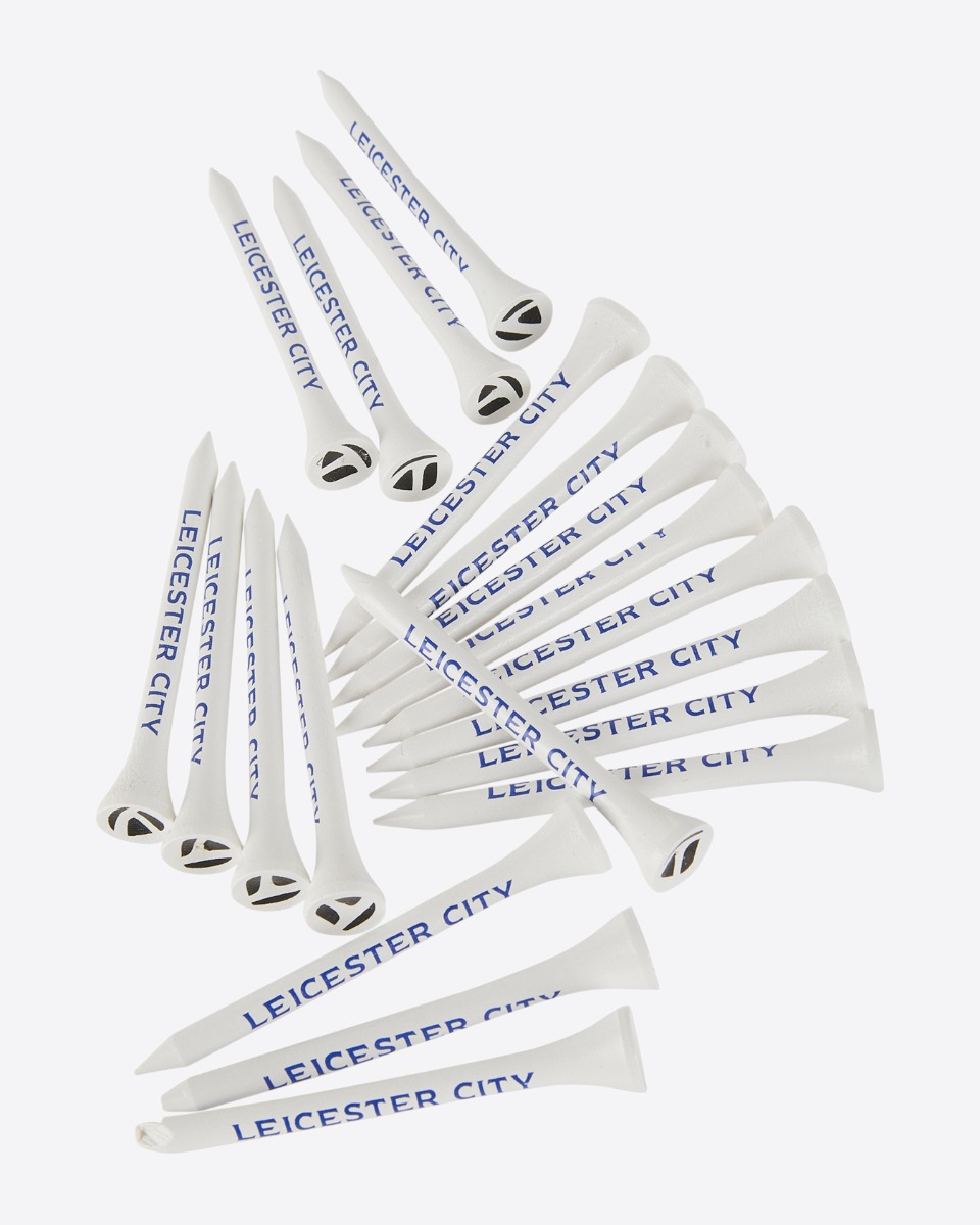 LCFC X TaylorMade - White Golf Tees - 20 Pack