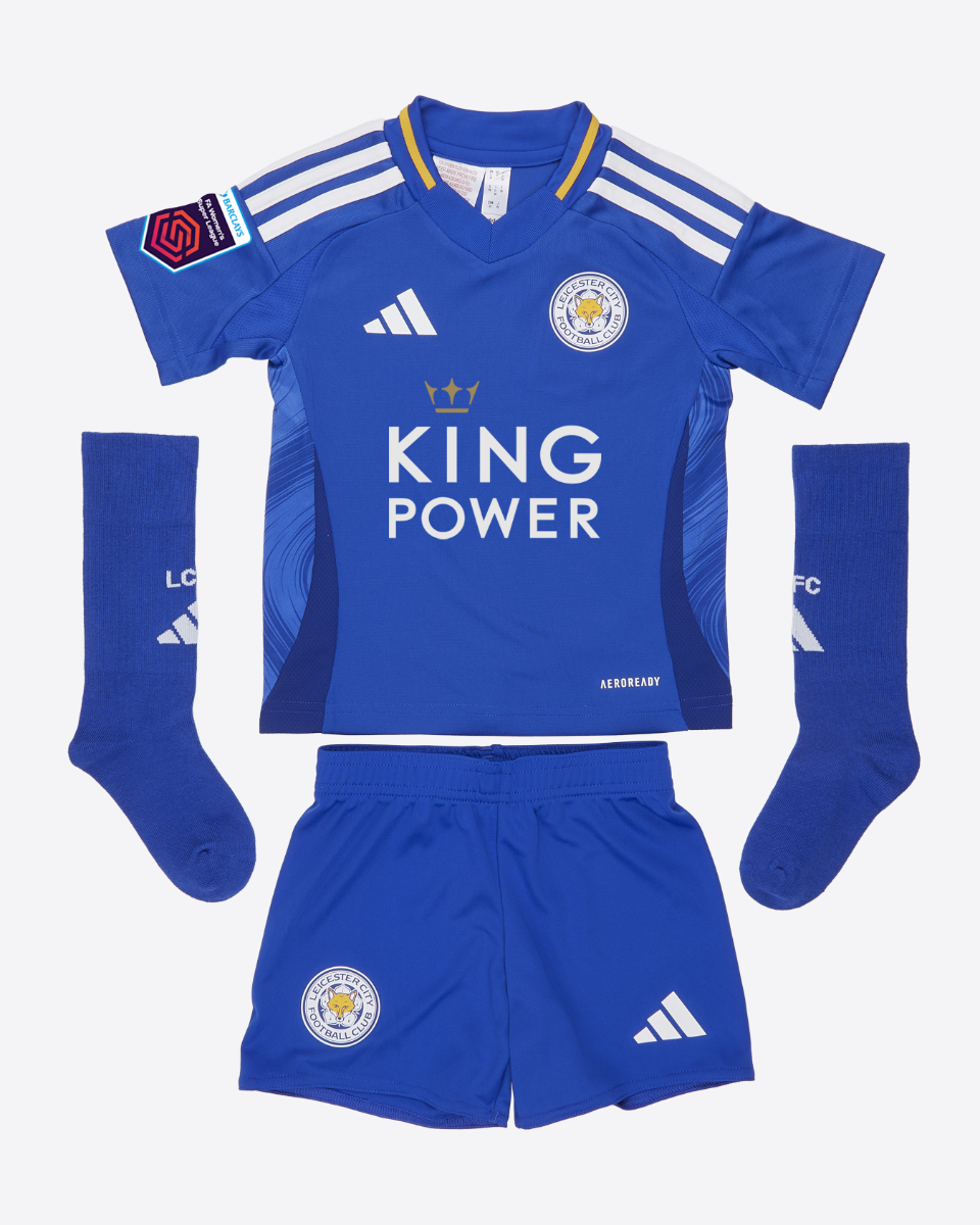 Leicester City Women's Home Shirt 2024/25 - Mini Kit