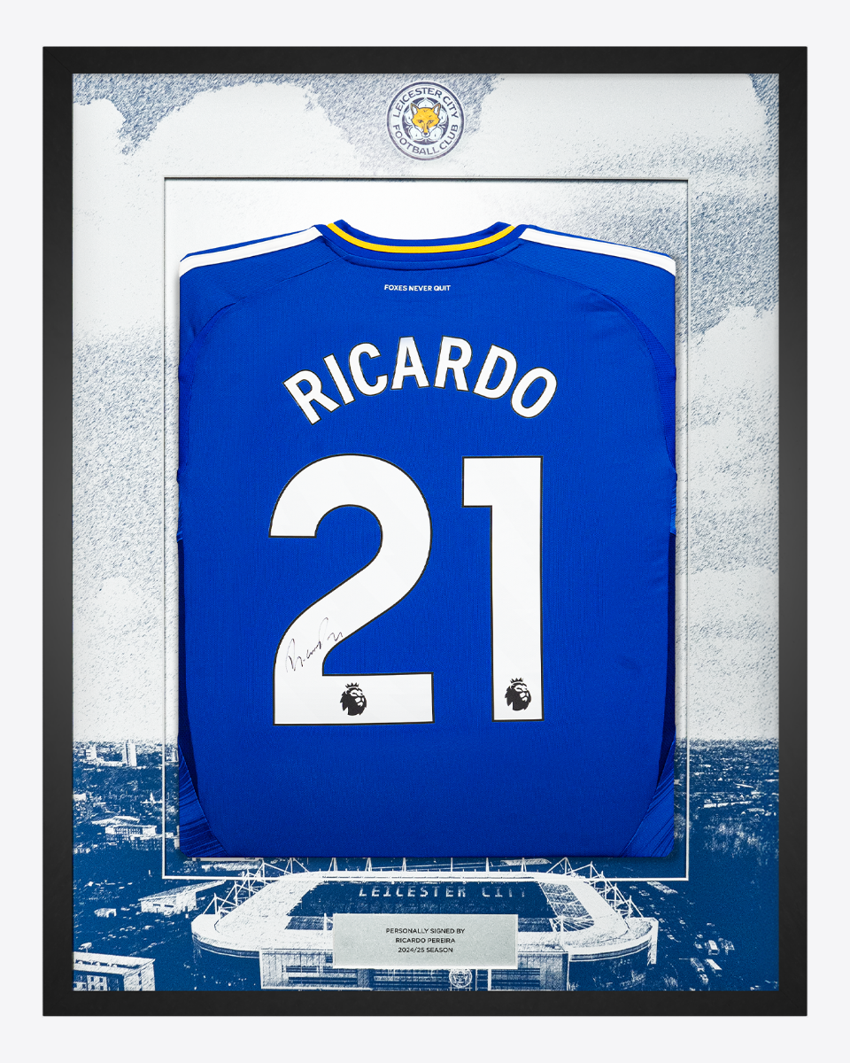 2024/25 Framed Signed Ricardo Home Shirt
