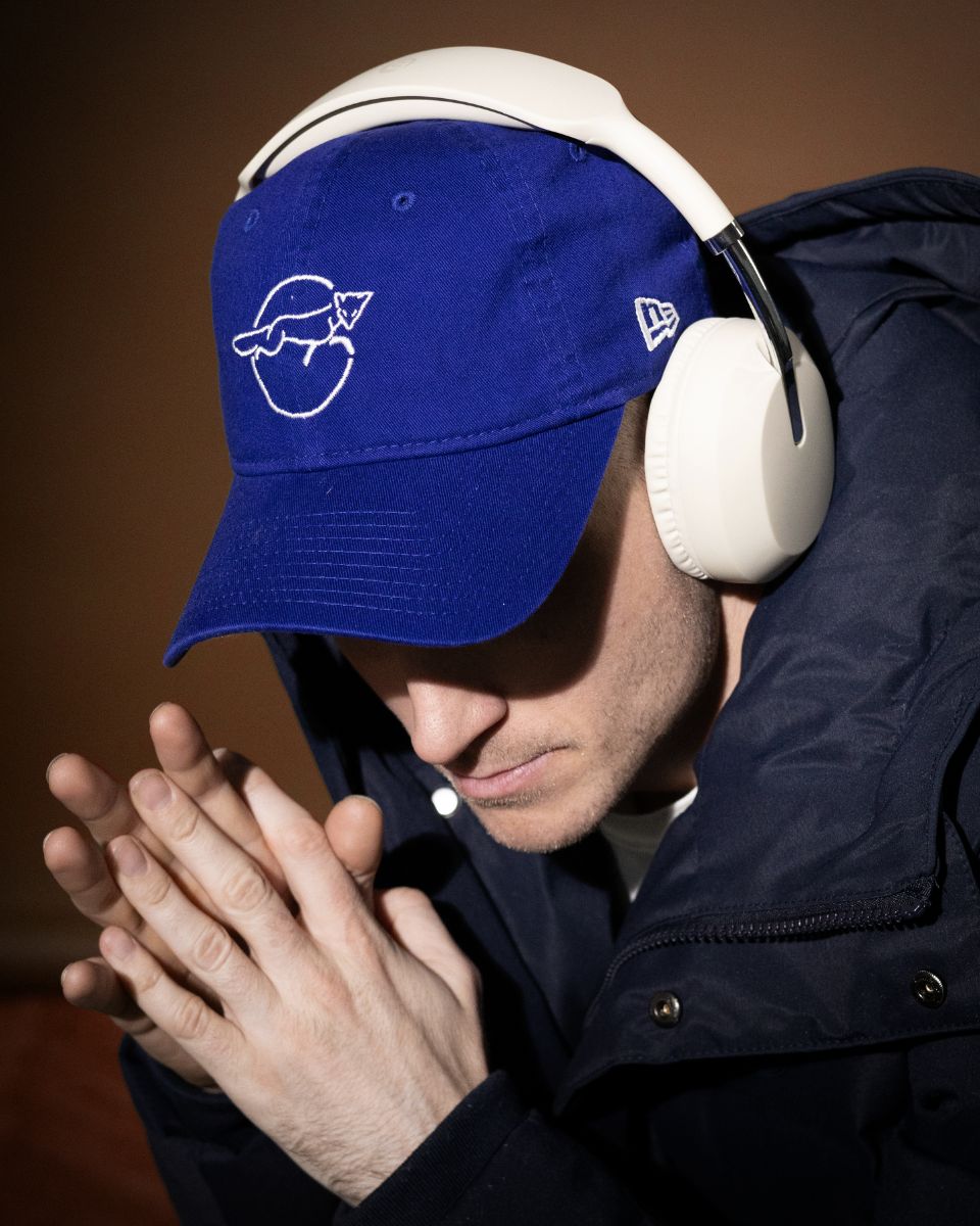 Leicester City New Era Blue Retro Running Fox 9TWENTY Adjustable Cap